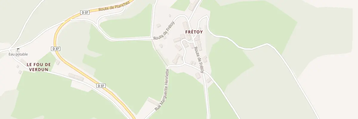Plan du 123 Fretoy à Lavault-de-Frétoy