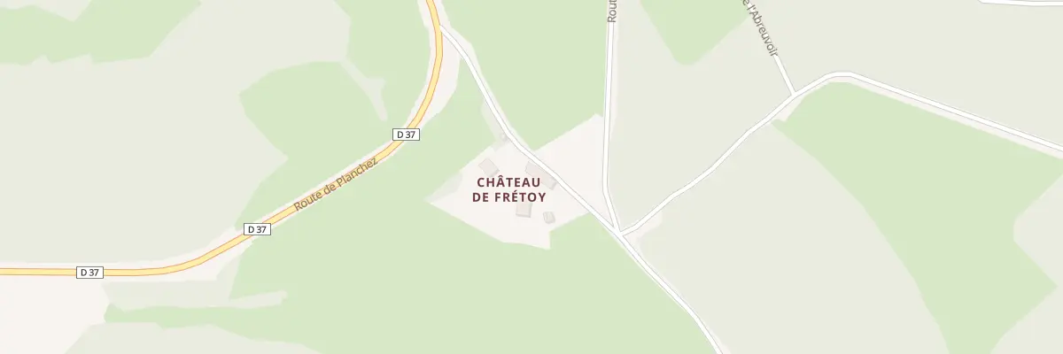 Plan du 100 Château de Frétoy à Lavault-de-Frétoy