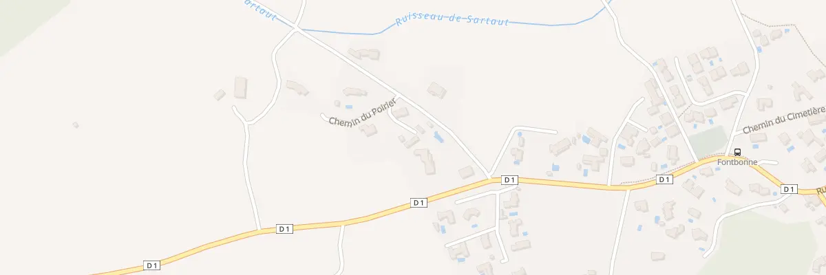 Plan de Che de la Montade à Buzignargues