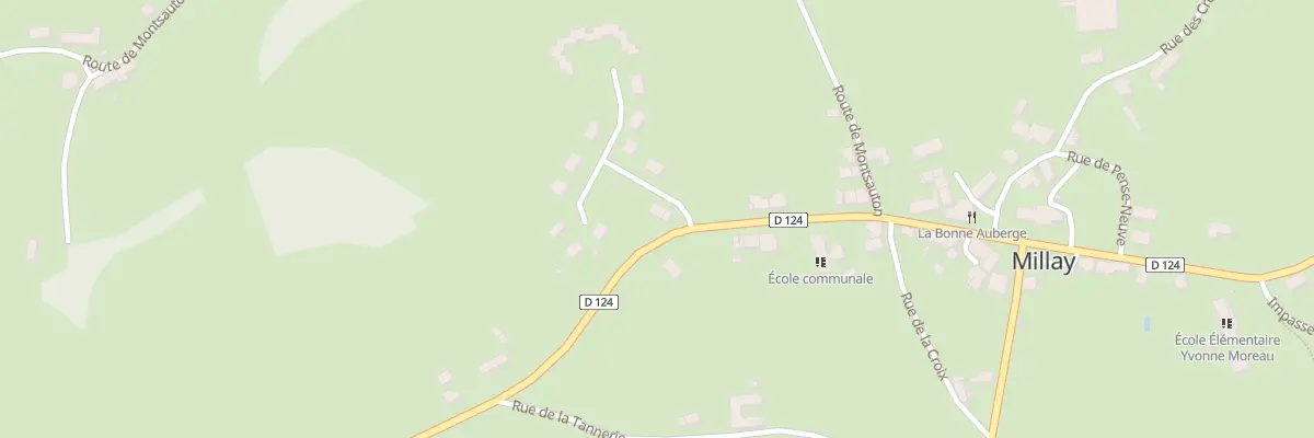 Plan du 27 Rue de la Vigne à Millay