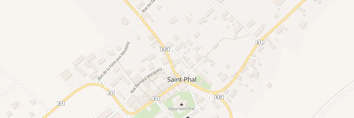 Plan du 4 Rue Jeanne d’Arc à Saint-Phal
