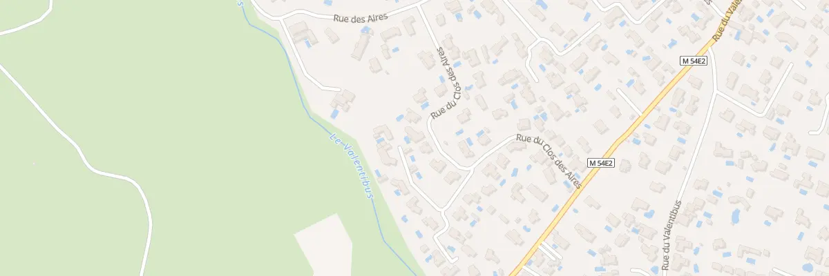 Plan du 12 Rue Clos des Aires à Sussargues