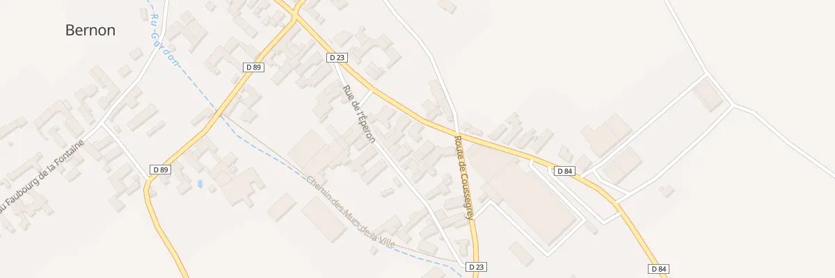Plan du 36 Rue Grande Rue à Bernon