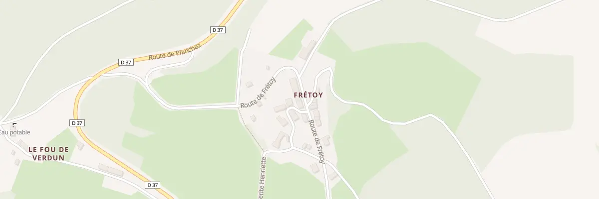Plan du 115 Fretoy à Lavault-de-Frétoy