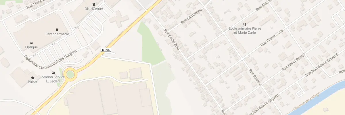 Plan du 8 Rue Emile Zola à Digoin