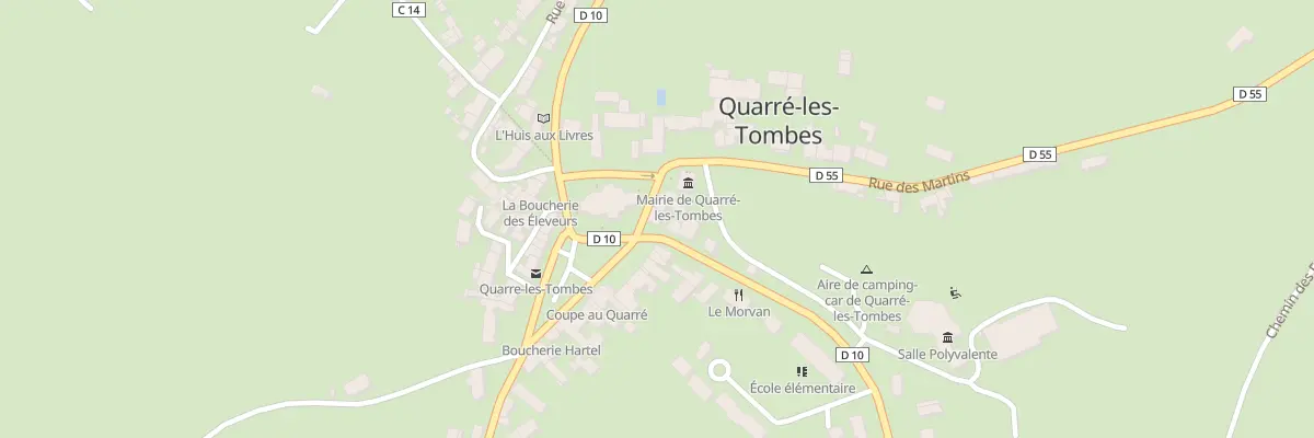 Plan du 3 Pl de l’Église à Quarré-les-Tombes