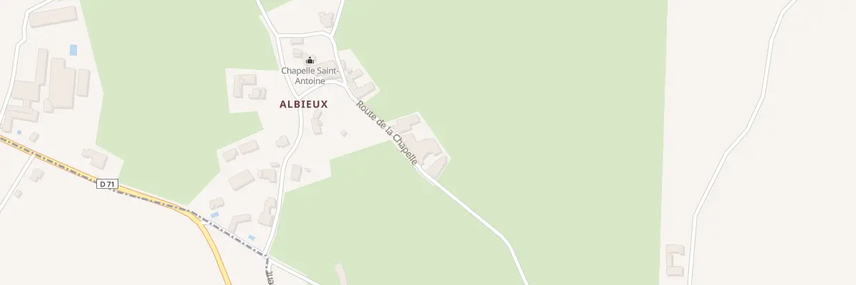 Plan du 270 Rte de la Chapelle à Bussy-Albieux