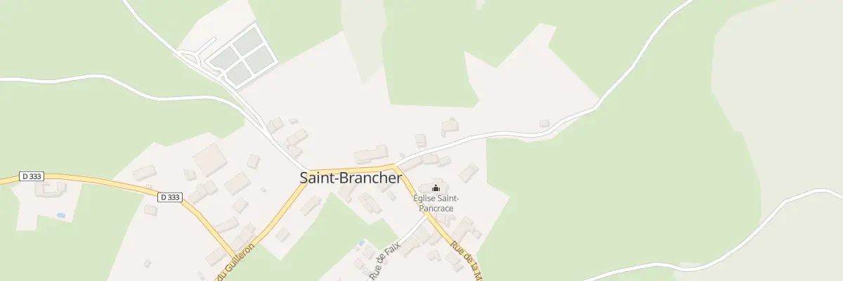 Plan du 3 Rue de la Fontaine St Eutrope à Saint-Brancher