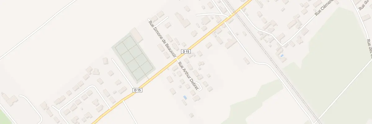 Plan du 1 Rue Arthur Debret à Saint-Lyé