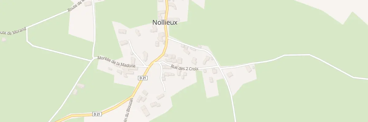 Plan du 105 Rue des Deux Croix à Nollieux