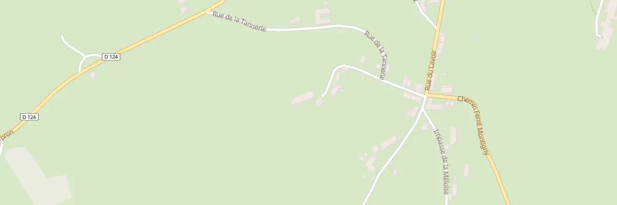 Plan du 204 Rue du Theureau à Millay