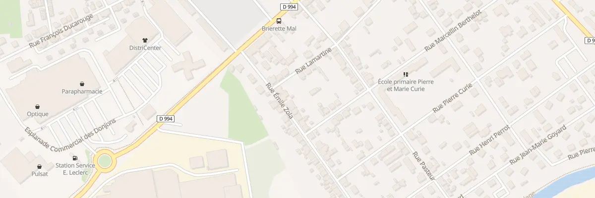 Plan du 7 Rue Emile Zola à Digoin