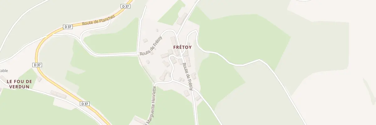 Plan du 130 Fretoy à Lavault-de-Frétoy