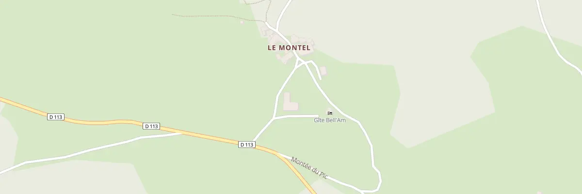 Plan du 58 Che du Montel à Bard