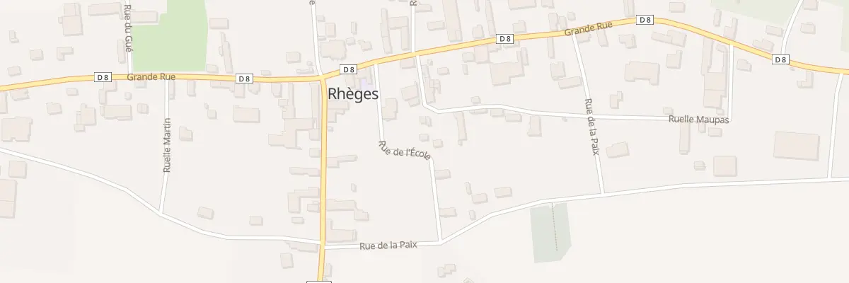 Plan du 1 Rle de l’Ecole à Rhèges