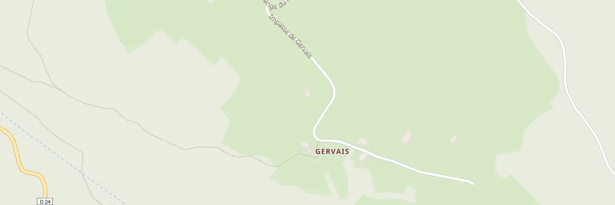 Plan du 192 Imp de Gervais à Tiranges