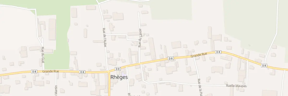Plan du 2 Rle du Lavoir à Rhèges