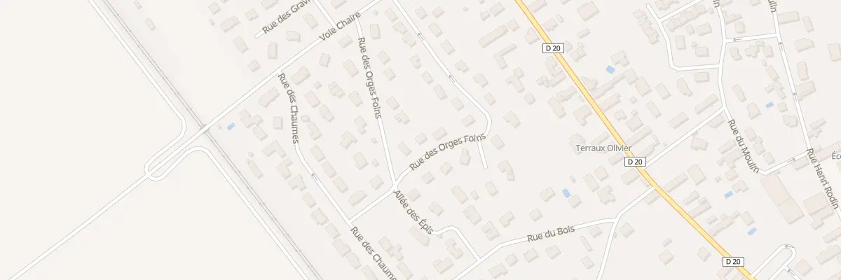 Plan du 13 Rue des Orges Foins à Saint-Lyé