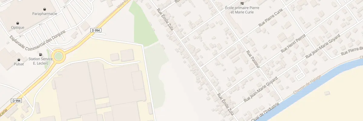 Plan du 22 Rue Emile Zola à Digoin