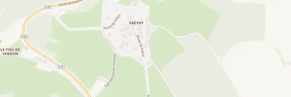 Plan du 128 Fretoy à Lavault-de-Frétoy