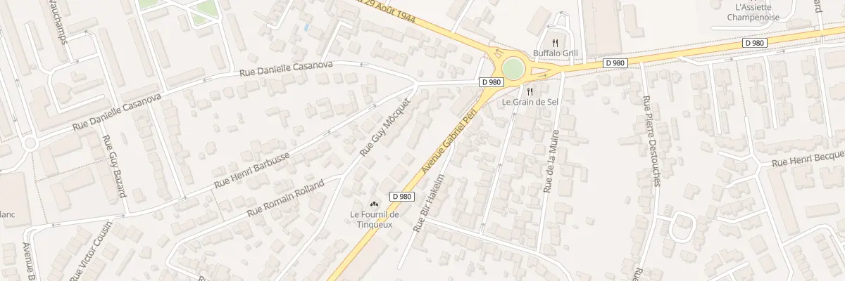Plan du 6B Av Gabriel Péri à Tinqueux