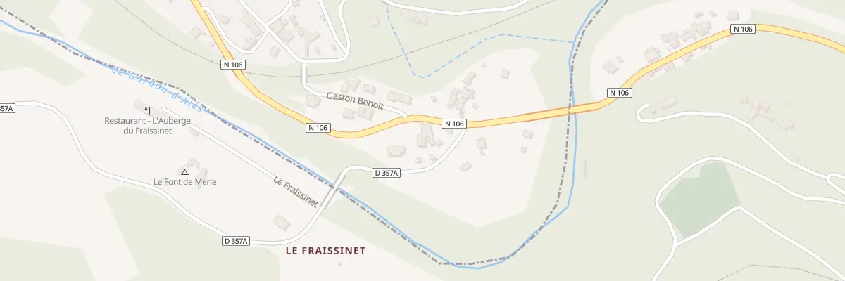 Plan du 4 Rte du Fraissinet à Sainte-Cécile-d’Andorge