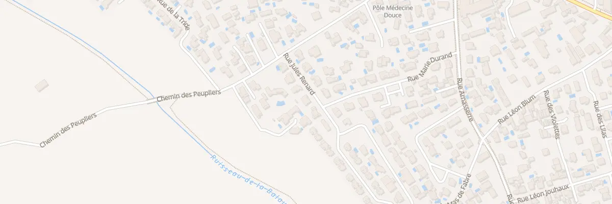 Plan du 241 Rue Jules Renard à Mauguio