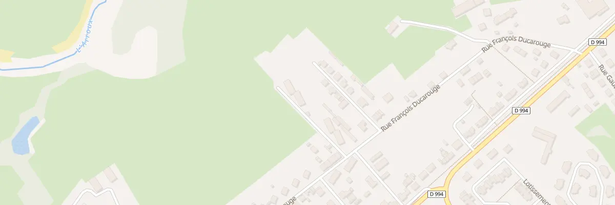 Plan du 127T Rue François Ducarouge à Digoin
