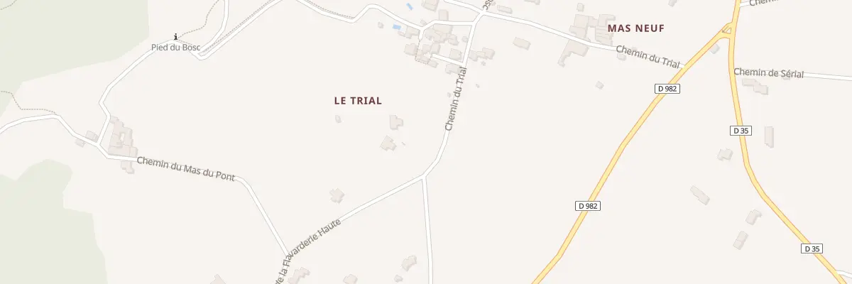 Plan du 6 Che de la Flavarderie à Tornac