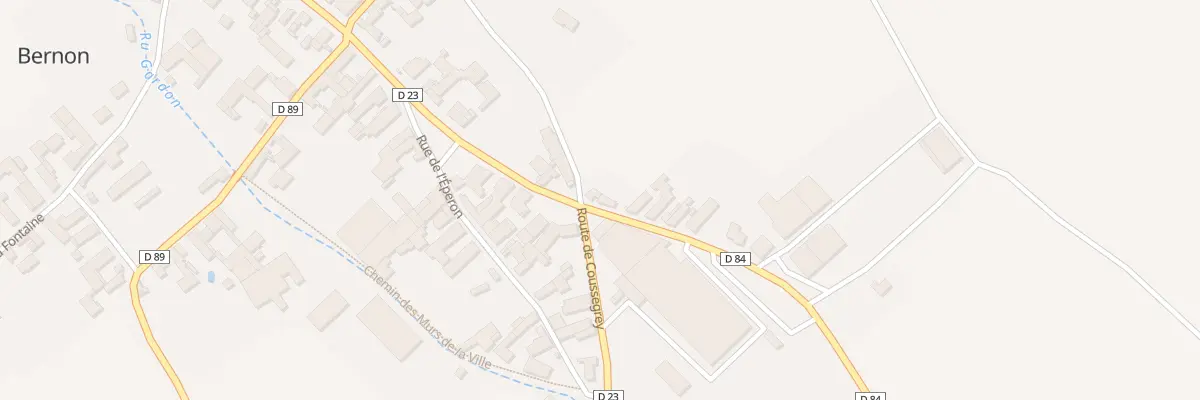 Plan du 1 Rte de Prusy à Bernon