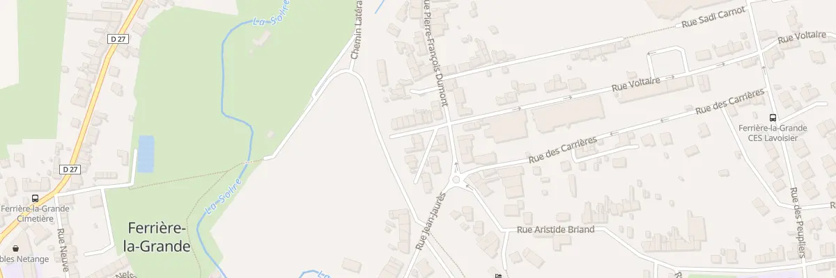 Plan du 2 Imp des Glycines à Ferrière-la-Grande