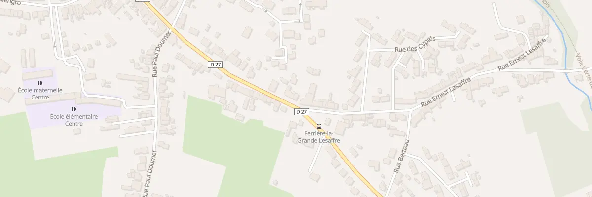 Plan du 75 Rue Victor Hugo à Ferrière-la-Grande