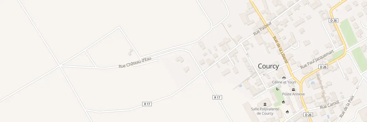 Plan du 3 Rue du Château d’Eau à Courcy