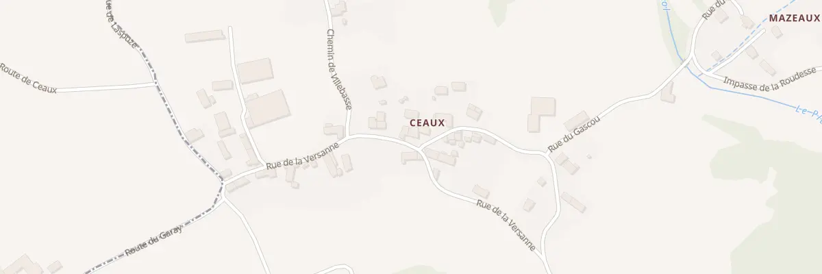 Plan du 12 Rue de la Versanne à Saint-Étienne-Lardeyrol