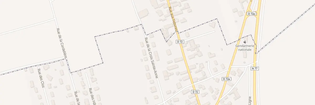 Plan du 4B Rue de la Croix Sainte-anne à Bouilly