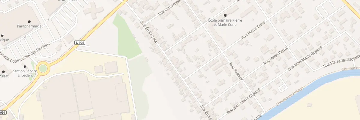 Plan du 21 Rue Emile Zola à Digoin