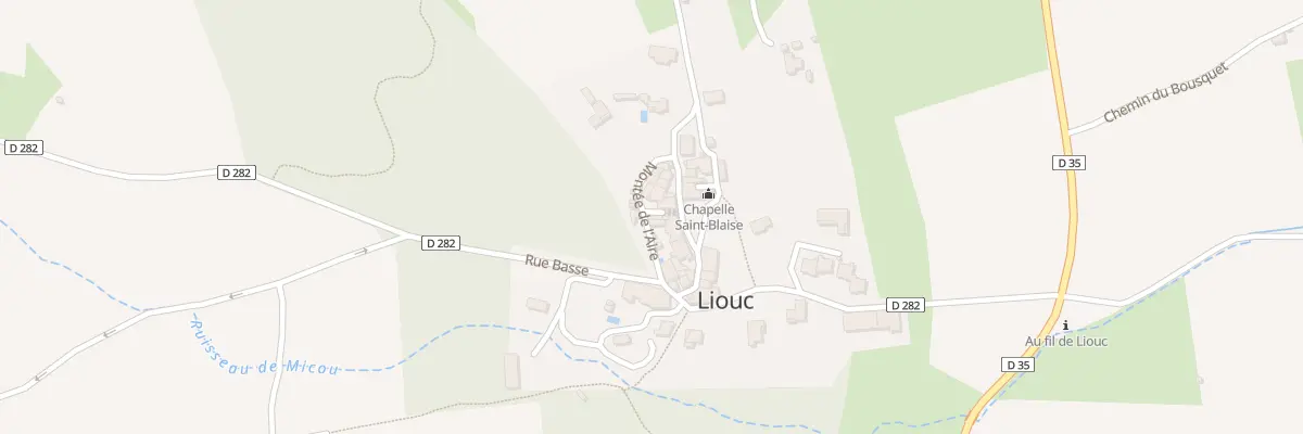 Plan du 63B Rue du Castelas à Liouc