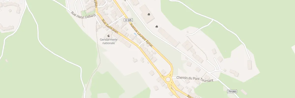 Plan du 75 Rue Saint - Jean au Monastier-sur-Gazeille