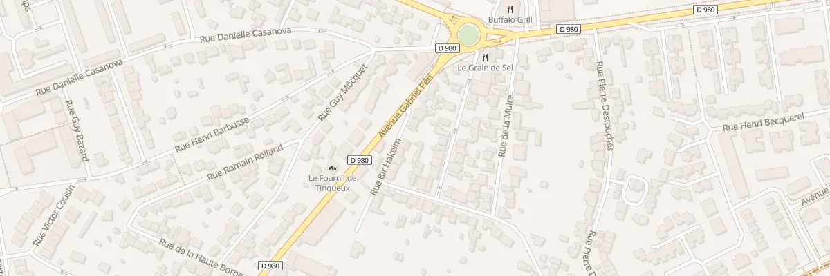 Plan du 7 Rue Bir Hakeim à Tinqueux