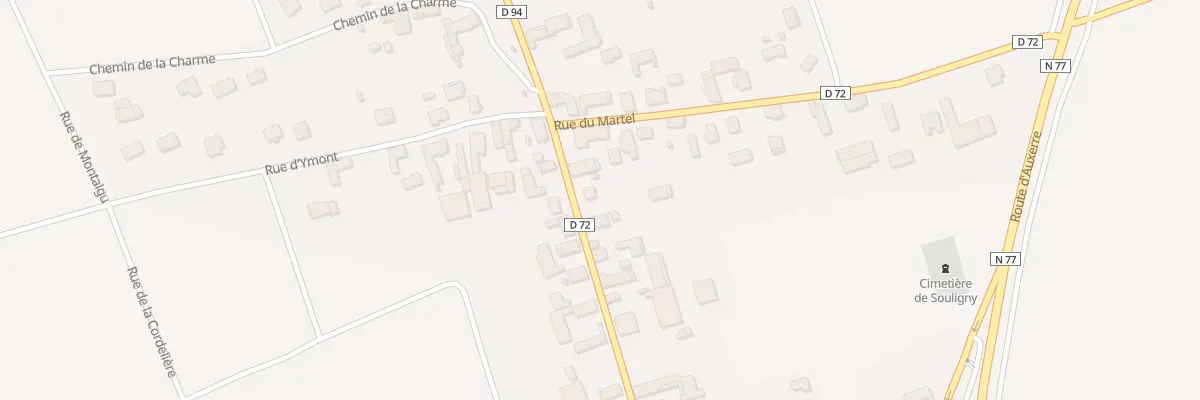 Plan du 248 Rue aux Febvres à Souligny