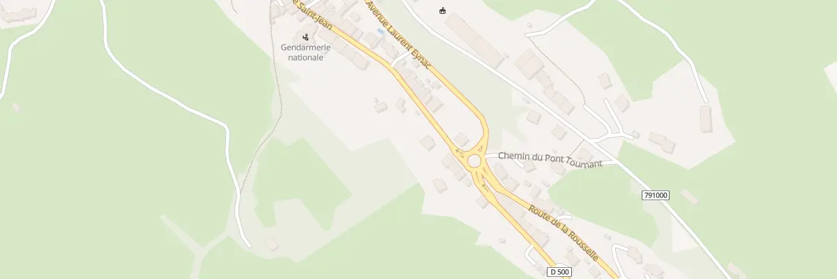 Plan du 46 Rue Saint - Jean au Monastier-sur-Gazeille
