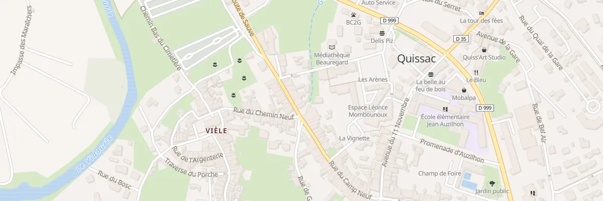 Plan du 4 Rte de Sauve à Quissac