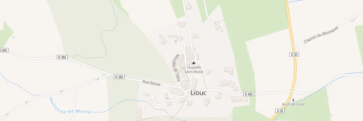Plan du 97 Rue du Castelas à Liouc