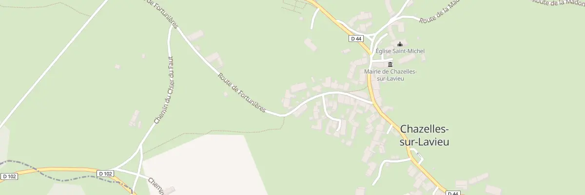 Plan du 124 Rte de Fortunières à Chazelles-sur-Lavieu