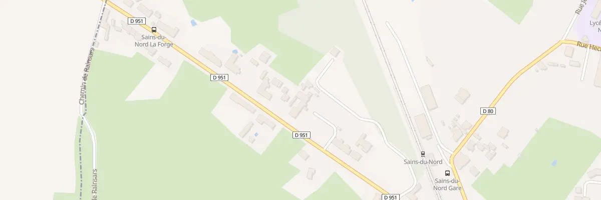 Plan du 36 Rue d’Avesnes à Sains-du-Nord