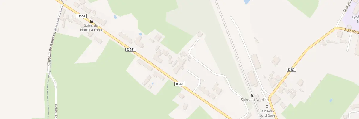 Plan du 38 Rue d’Avesnes à Sains-du-Nord