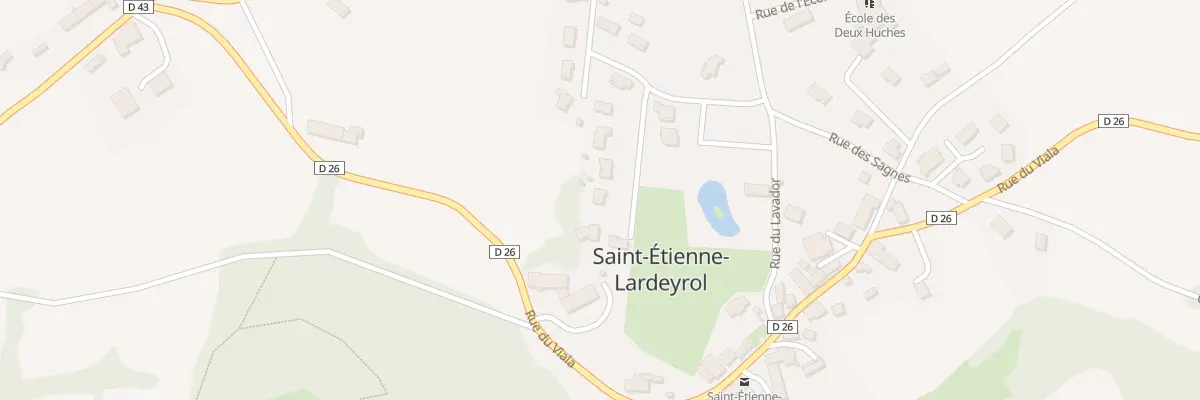 Plan du 8 Rue du Pré de la Cour à Saint-Étienne-Lardeyrol