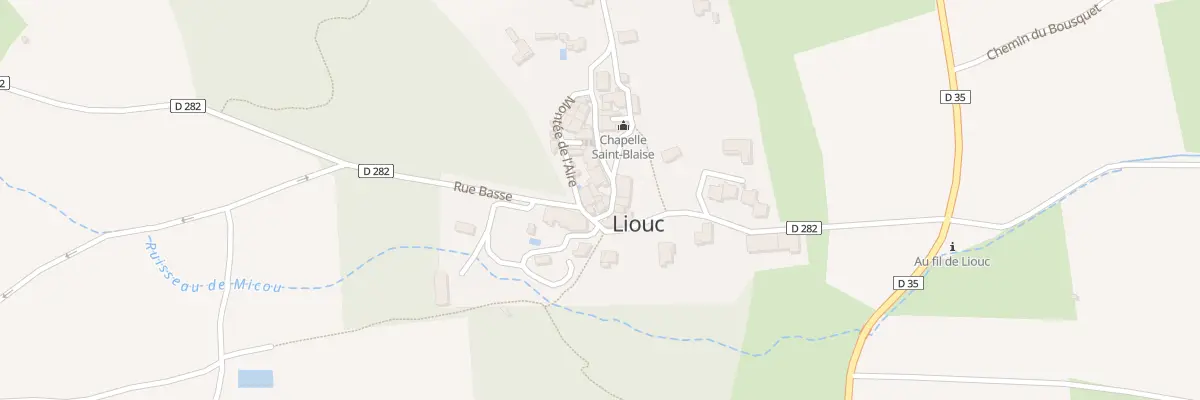 Plan du 19 Rue du Castelas à Liouc