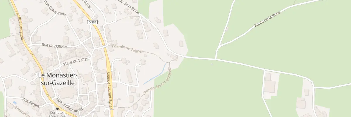 Plan du 20 Rte de la Borie à Montregard