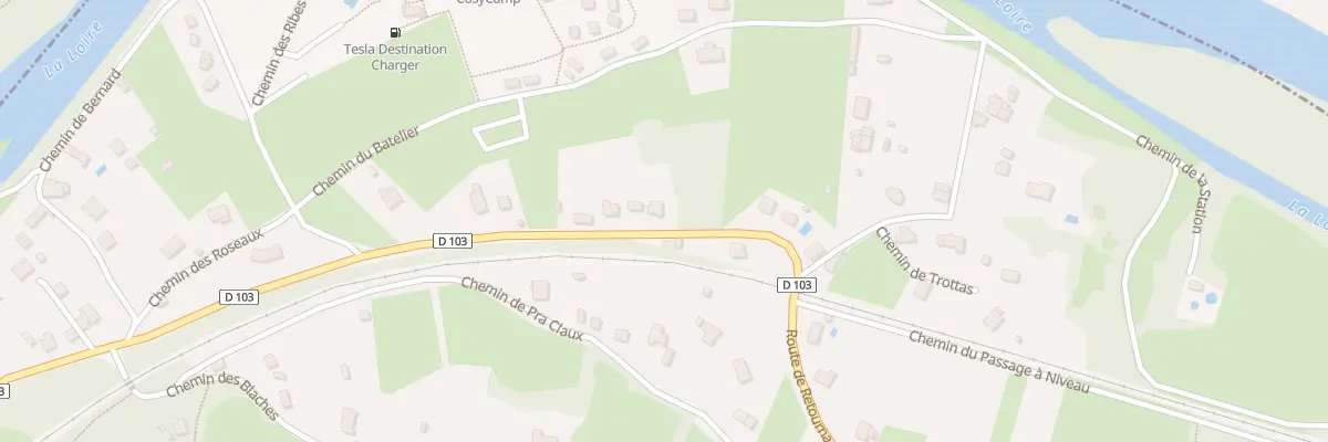 Plan du 421 Rte de Retournac à Chamalières-sur-Loire